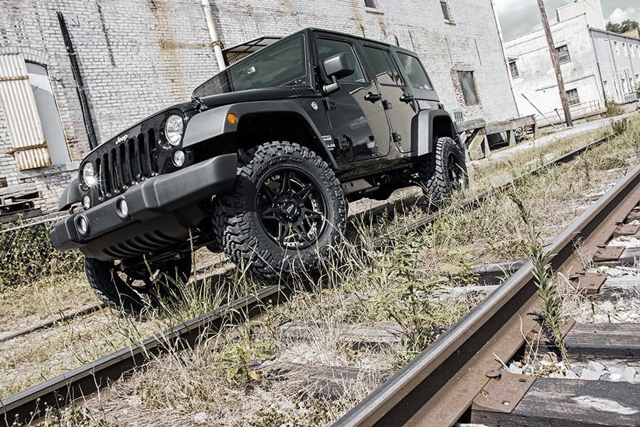 2.5 Inch Lift Kit Coils V2 Jeep Wrangler Unlimited 2WD/4WD (2007-2018) Rough Country