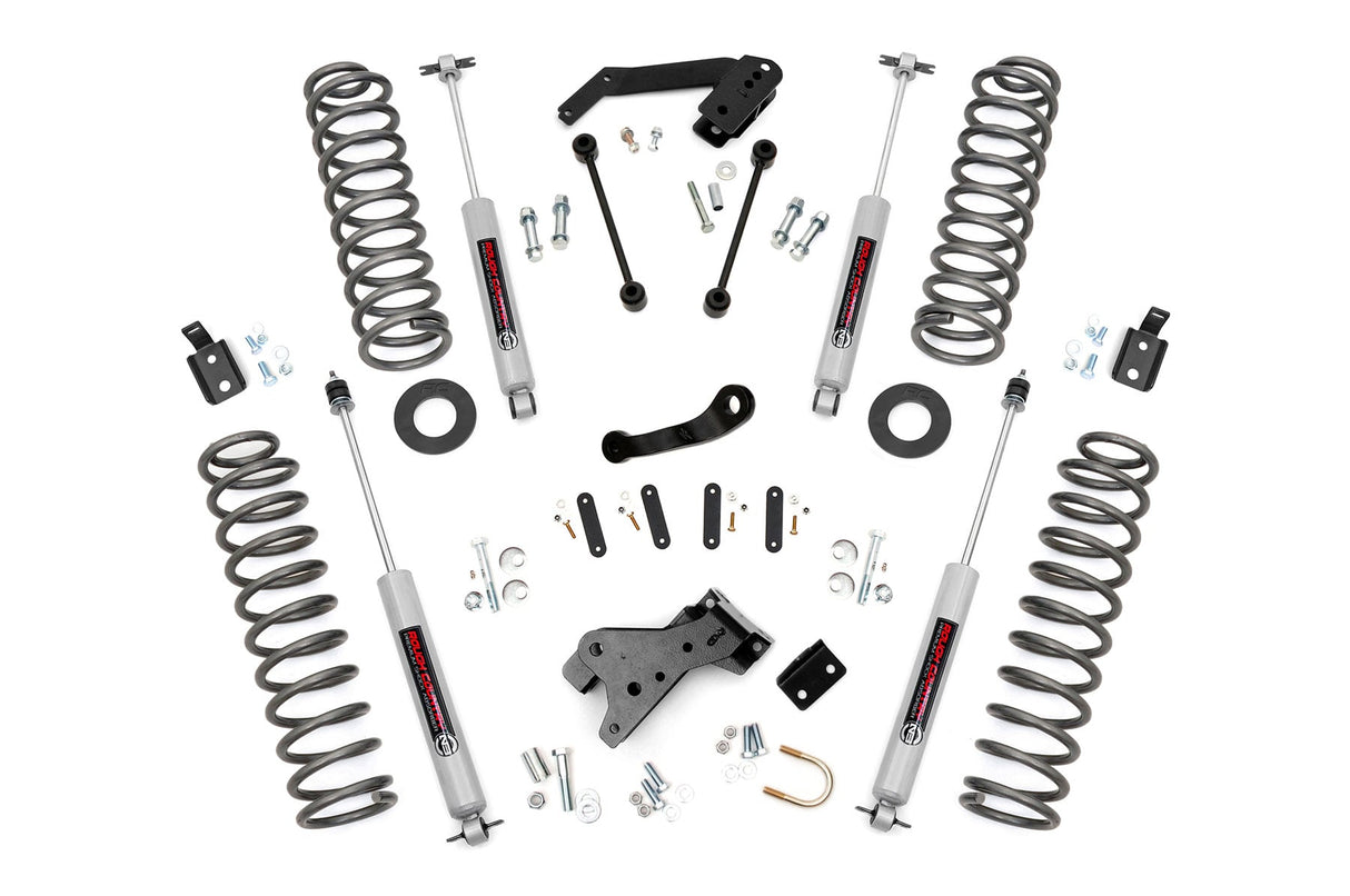 4 Inch Lift Kit Jeep Wrangler Unlimited 2WD/4WD (2007-2018) Rough Country