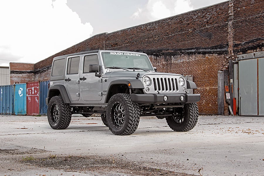 4 Inch Lift Kit Jeep Wrangler Unlimited 2WD/4WD (2007-2018) Rough Country