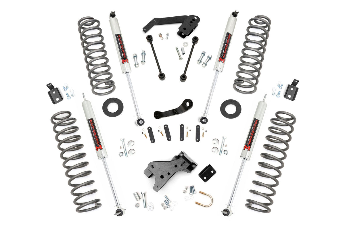 4 Inch Lift Kit M1 Jeep Wrangler Unlimited 2WD/4WD (2007-2018) Rough Country