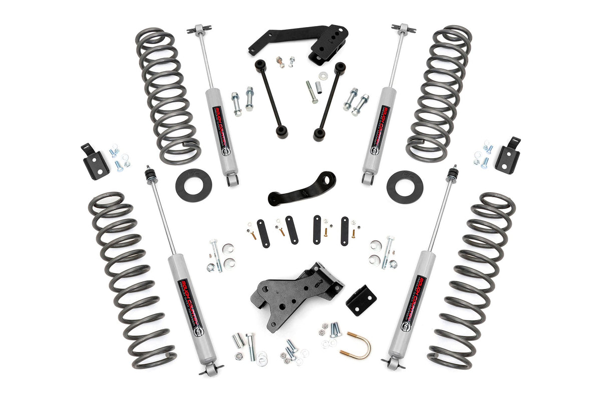 4 Inch Lift Kit Jeep Wrangler JK 4WD (2007-2018) Rough Country