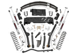 4.5 Inch Lift Kit Long Arm RR Leafs Jeep Cherokee XJ 4WD (1984-2001) Rough Country