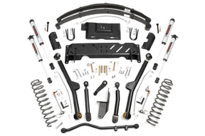 4.5 Inch Lift Kit Long Arm RR Leafs V2 Jeep Cherokee XJ 4WD (84-01) Rough Country