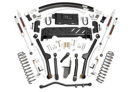 4.5 Inch Lift Kit Long Arm RR AAL NP231 M1 Jeep Cherokee XJ (84-01) Rough Country