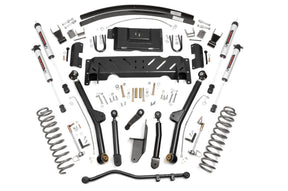 4.5 Inch Lift Kit Long Arm RR AAL NP231 V2 Jeep Cherokee XJ (84-01) Rough Country