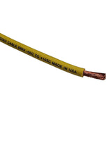 25 FT 6 gauge AWG EXCELENE 105c COPPER BATTERY WELDING CABLE YELLOW MADE IN USA Southwire/Excelene