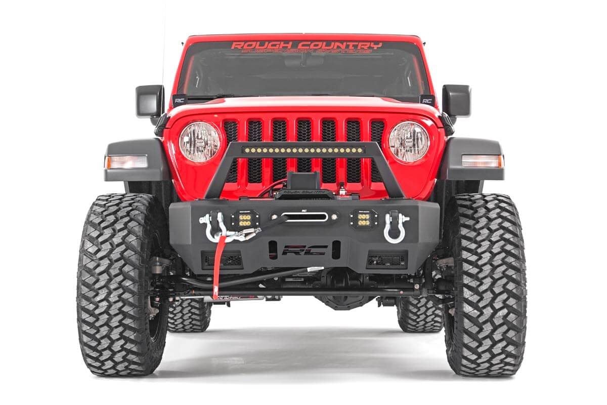 3.5 Inch Lift Kit C/A Drop FR D/S Jeep Wrangler Unlimited Rubicon (18-23) Rough Country
