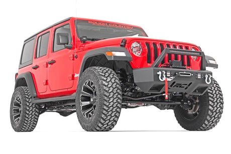 3.5 Inch Lift Kit Adj Lower FR D/S M1 Jeep Wrangler Unlimited Rubicon (18-23) Rough Country