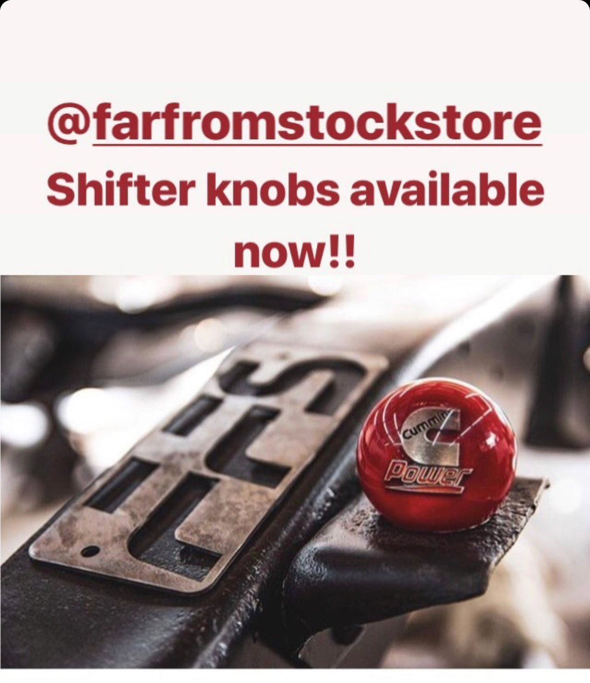 SHIFT KNOB - ('89-'23) Shifter Knobs far from stock Genos