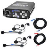 SPORT Intercom System with Bluetooth and Helmet Kits - 2 or 4 Person