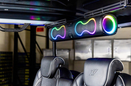 MadJax Decibel 26-Inch Golf Cart Soundbar with Bluetooth, RGB Lights & 500W Audio