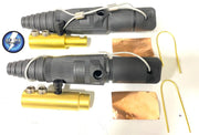 Hubbell HBL300MBK M/F CAM LOCK PAIR W/ Protective Caps for 300A Single Pole CAM Hubbell