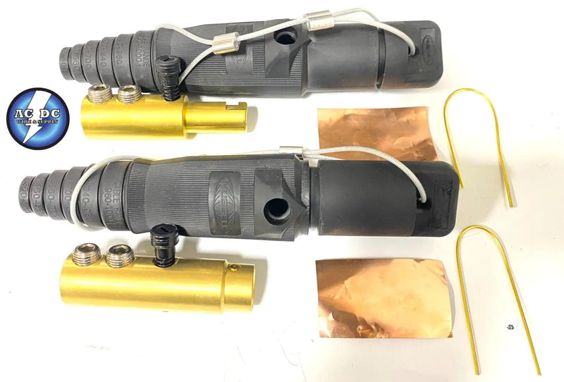 Hubbell HBL300MBK M/F CAM LOCK PAIR W/ Protective Caps for 300A Single Pole CAM Hubbell