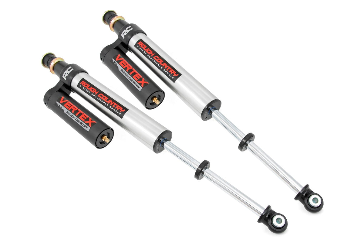 Vertex 2.5 Reservoir Rear Shocks 0-3.5 Inch Toyota Tundra 2WD/4WD (2007-2021) Rough Country