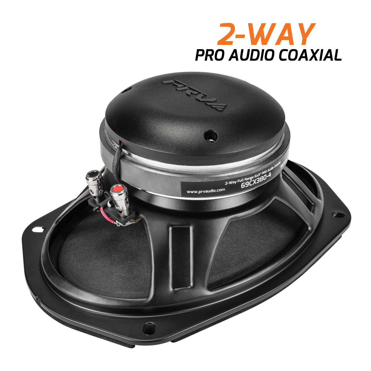 PRV Audio 69CX380-4 | 6"x9" 380W RMS Coaxial Speaker (Single) PRV Audio