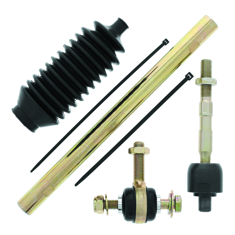 QuadBoss 13-18 Can-Am Maverick 1000R Steering Rack Tie Rod Assembly Kit - Right Inner and Outer