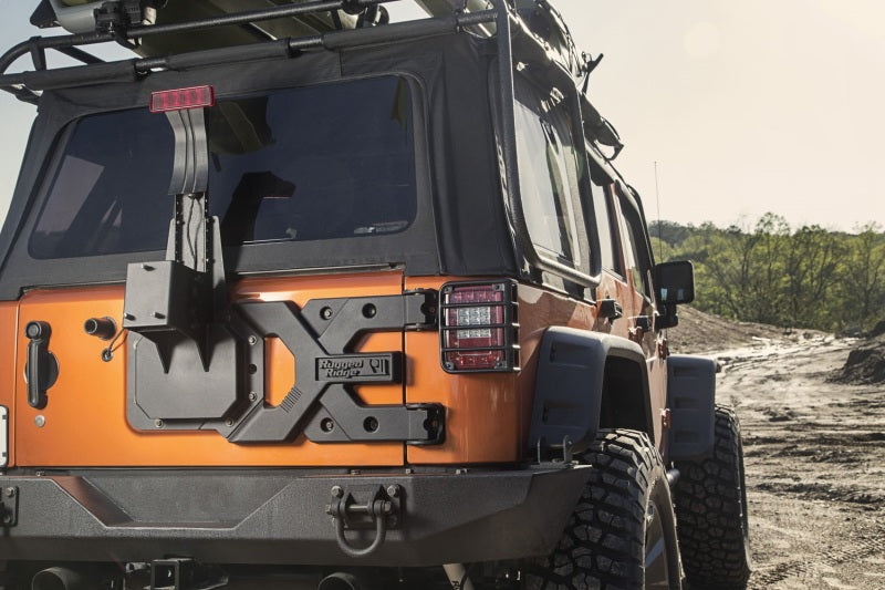 Rugged Ridge Spartacus HD Tire Carrier Kit I '07- '18 JK Wrangler
