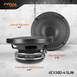 PRV 2-WAY COAXIAL 6CX380-4 SLIM 4 OHM