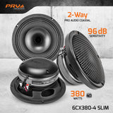PRV 6CX380-4 SLIM Coaxial PRV Audio