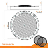 PRV 6GRILL-MESH Grill (PAIR) PRV Audio