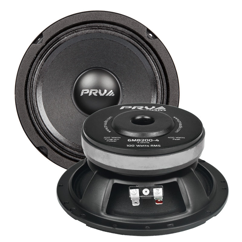 PRV Audio 6MB200-4 6-Inch Mid Bass Loudspeaker 4 Ohms