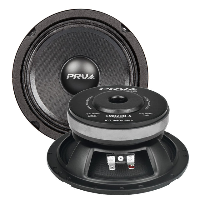 PRV Audio 6MB200-4 6-Inch Mid Bass Loudspeaker 4 Ohms