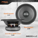 PRV 6MB200-4 v2 Midbass PRV Audio