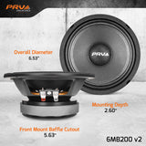 PRV 6MB200 v2 Midbass PRV Audio