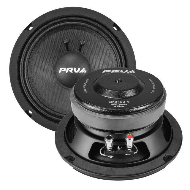 PRV Audio 6MB400-4 6.5-Inch Midbass Loudspeaker 4 Ohm 400 Watts