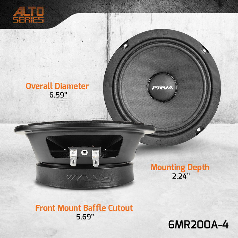 PRV - 6MR200A-4 ALTA GAMA CAR AUDIO
