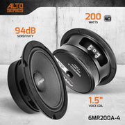 PRV - 6MR200A-4 ALTA GAMA CAR AUDIO