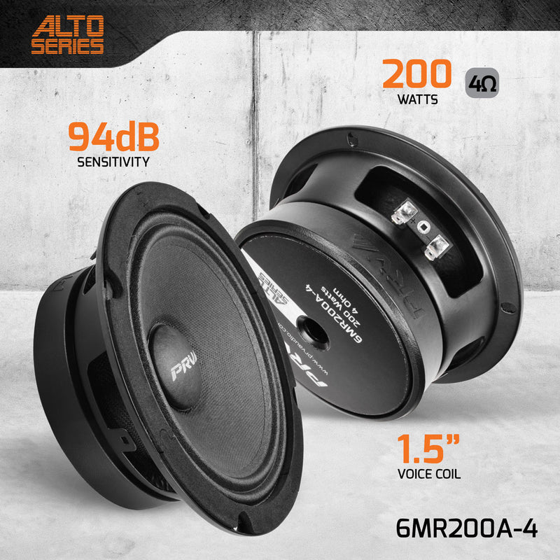PRV - 6MR200A-4 ALTA GAMA CAR AUDIO