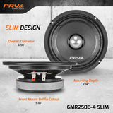 6.5” PRO Audio Bullet Speakers & Tweeters + Amplifier Bundle PRV Audio