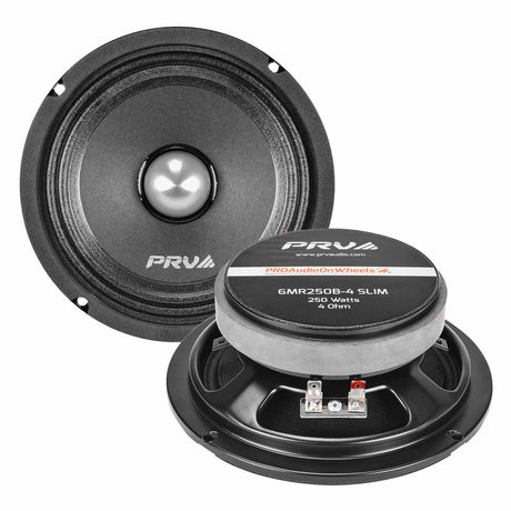 6.5” PRO Audio Bullet Speakers & Tweeters + Amplifier Bundle PRV Audio