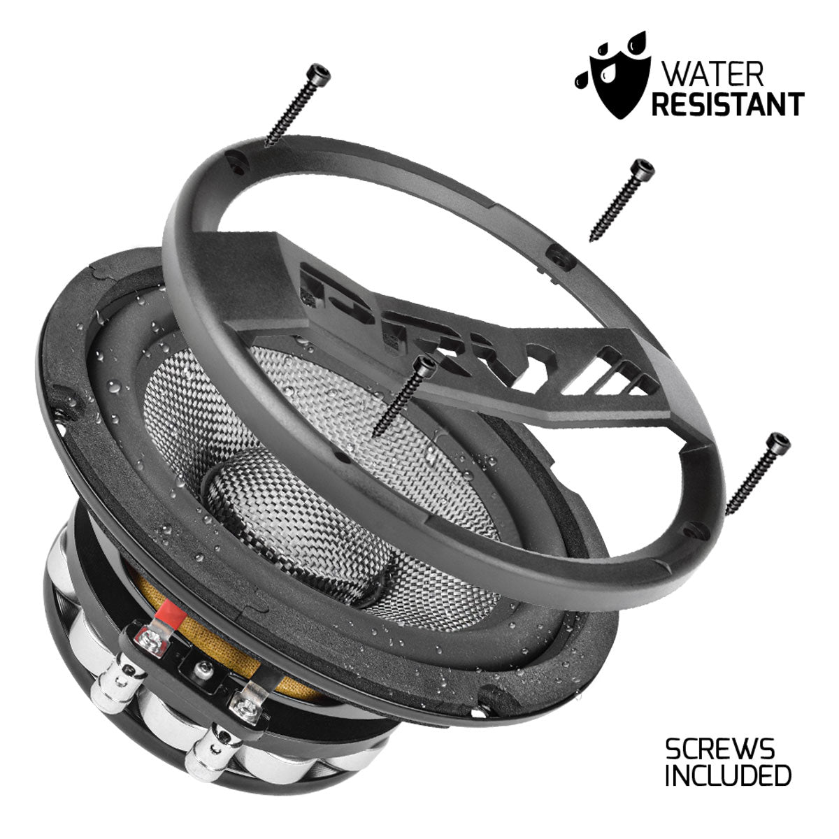PRV Audio 6MR500CF-NDY-4 6.5-inch Neodymium Midrange Speaker 500w Pair