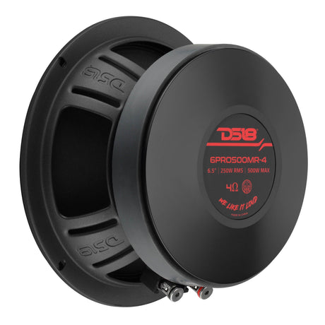 6.5” High-Sensitivity Midrange Loudspeaker with Ferrite Magnet | 250W RMS 4-Ohm