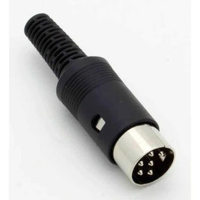6 Pin DIN Male Inline Plug Connector TekShack