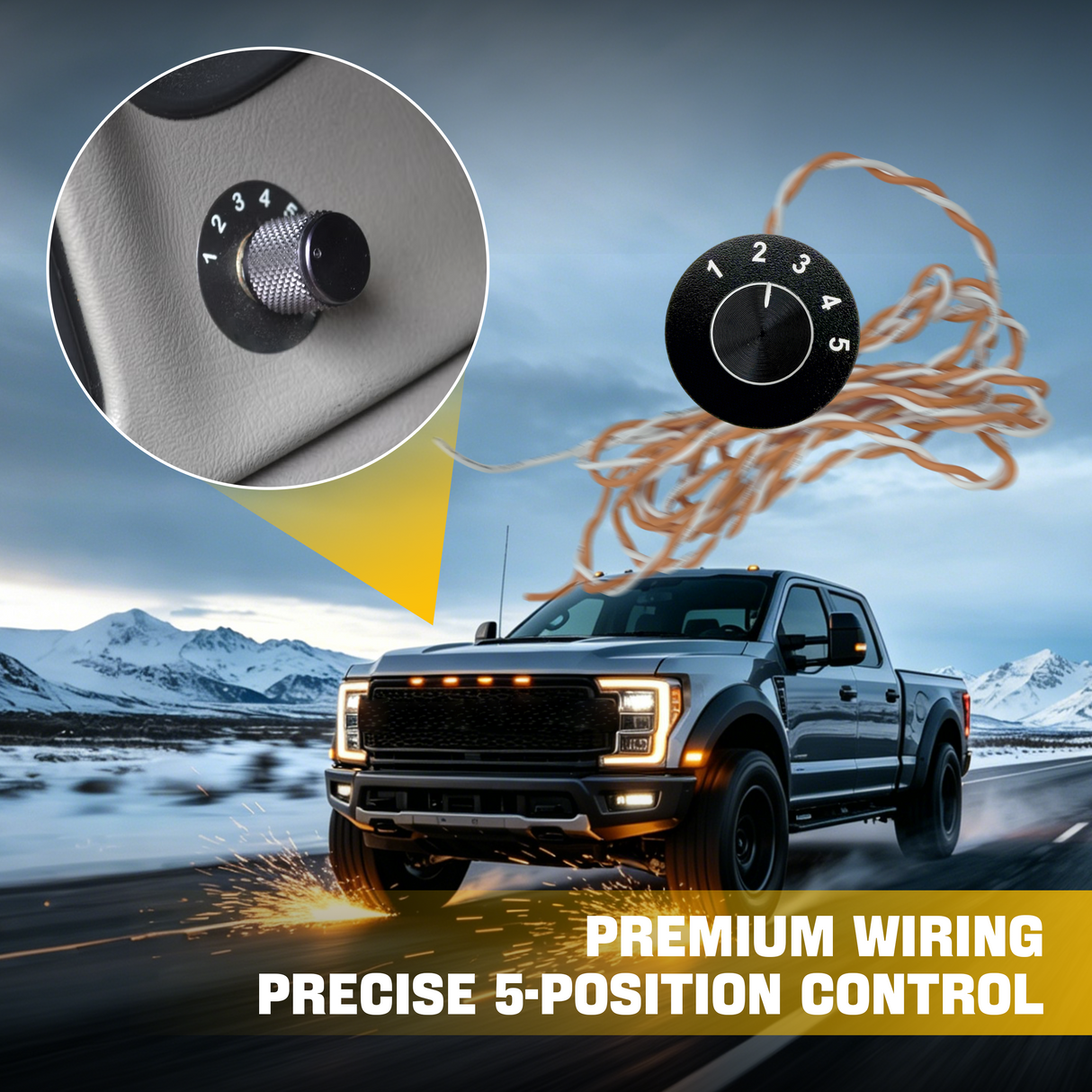 Trucktok 2008-2019 6.4L 6.7L Ford Powerstroke Fuel Temp SOTF Switch TruckTok
