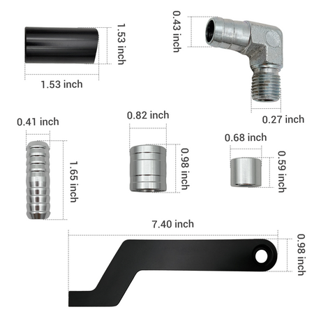 Trucktok 2009-2019 Dodge Ram 5.7L 6.4L Charger Challenger Oil Catch Can Kit TruckTok