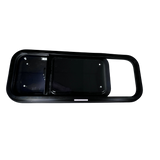 Acrylic Slider Window w/ Clamp Ring (Passenger Side) for Sprinter Van Wideout S&B