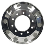 Truck Wheels 22.5x8.25 Alcoa Style Forged Aluminum Rims Machined Bright Hub-Piloted
