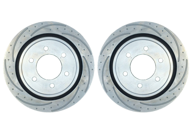 New Performance Rotors, Front- Pair,  Dimple Drilled/Slotted & Zinc Plated 05-20 Chevy/GM/Cadillac 1/2-Ton. 23179A3L/3R