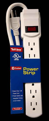 6 Outlet Power Strip OB889 TekShack
