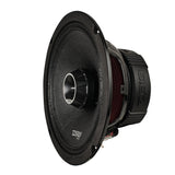 PRO-ZT 8" Coaxial Mid-Range Loudspeaker with Water Resistant Cone Built-in Bullet Tweeter and Grill 275 Watts Rms 4-Ohm (2 Speakers)