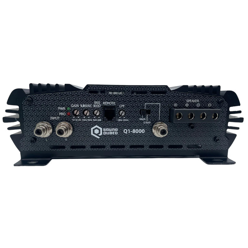SOUNDQUBED Q1-8000 Q Series 8000 Watt Mono Block Amplifier