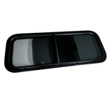CRL Glass Slider Window w/ Clamp Ring (Driver Side) for Sprinter Van Wideout S&B