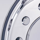22.5x8.25 Stud Pilot Truck Wheels 4pcs Forged Aluminum Rims $330 each Both-Side Mirror Polished
