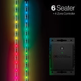 Extreme Strips - 6 Seat Cart + LED Controller