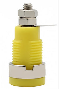 Durable Panel Mount Adapter: 4mm Banana Female Jack Socket Connector TekShack