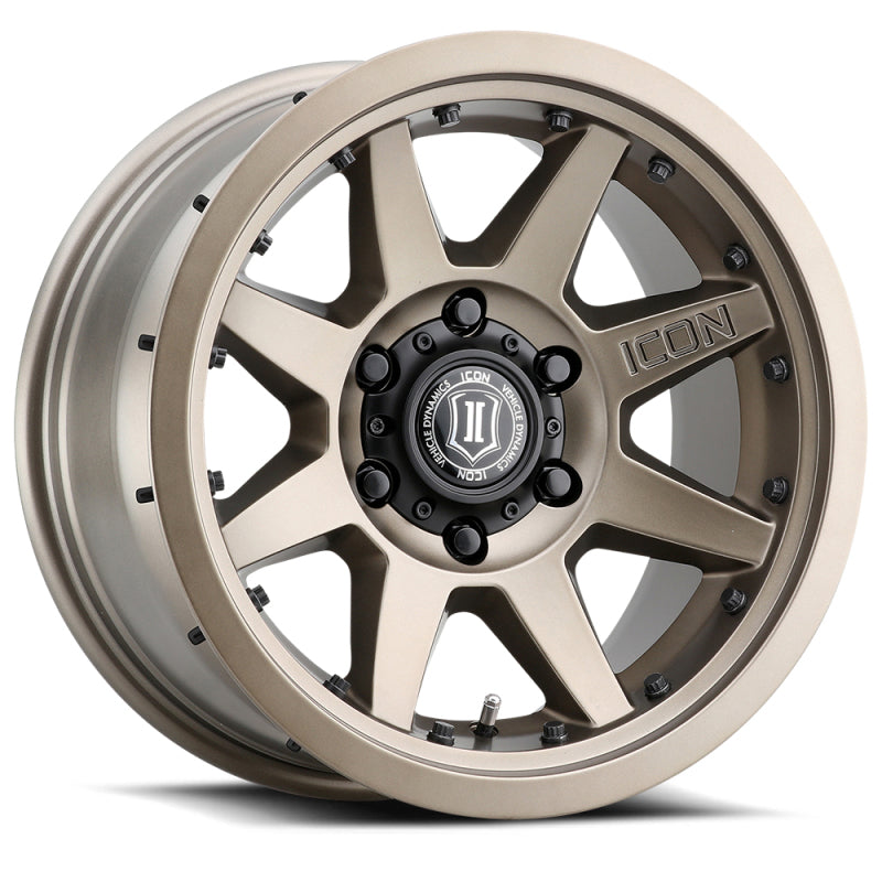 ICON Rebound Pro 17x8.5 5x150 25mm Offset 5.75in BS 110.1mm Bore Bronze Wheel